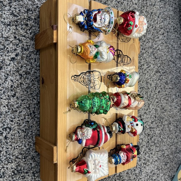 Thomas Pacconi Museum Series Christmas Ornaments 10 Pc Set In